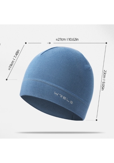 Jeemson Kış Runnerlar İçin Yumuşak Flizlı Şapka - Isı Saklama, Hava Geçirgenlik Ve Dirayetli Özellikli Spor Kaskı Siyah