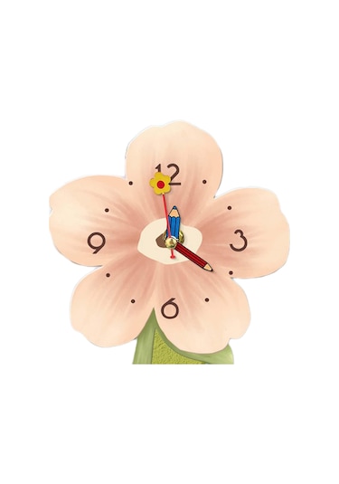 Homyl Masaüstü Saat Süs Modern Masa Saati Oturma Pembe-20cmx25cm Pembe 20cmx25cm Çok Renkli