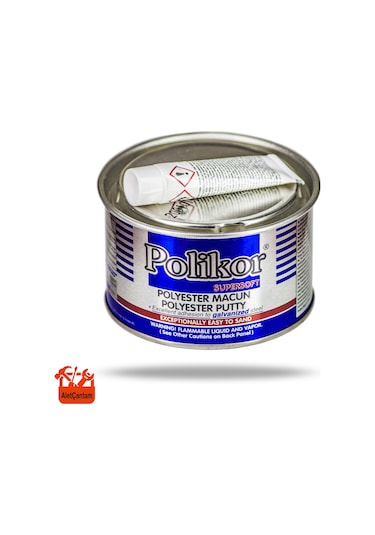 Polikor Çelik Macun Oto Kaporta Macunu 825gr