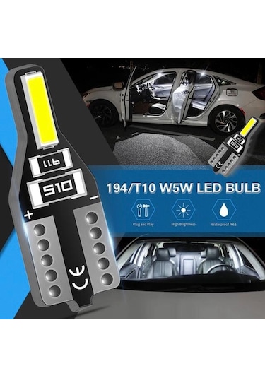 T10 Led Nesil Suya Dayanıklı Metal Kasa Beyaz UltraLed 10 Adet