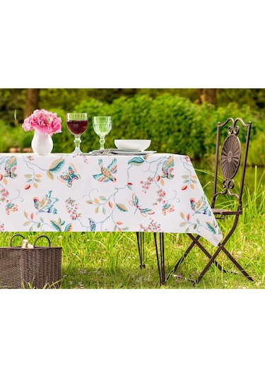 Madame Coco Violet Pvc Masa Örtüsü 1kmaor0560100 X 140 Cm-beyaz