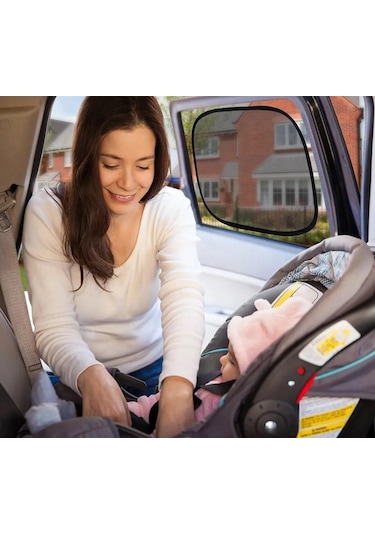 OTO MOTTO Araba Oto Yan Cam Perdesi Güneşlik Vantuzlu Sağ Sol TK.