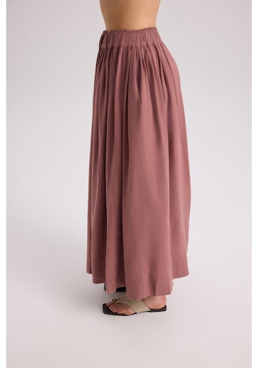 Mai Collection Mai Studios Co. Gabbiano Bağcıklı Pileli Açık Bordo Etek Çok Renkli Mai Collection Mai Studios Co. Gabbiano Bağcıklı Pileli Açık Bordo Etek Çok Renkli