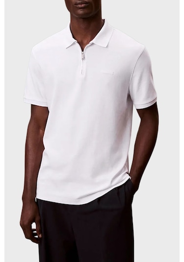 Calvin Klein Erkek Polo Lv04le255g Yaf Beyaz Beyaz