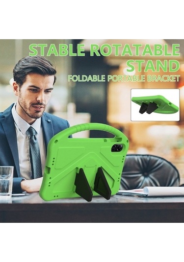 Youtek Honor Pad X9/x8 Pro 11.5" Çocuklar İçin Yeşil Eva Darbeye Dayanıklı Tablet Kılıfı