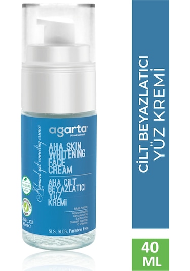 Agarta Doğal Aha Cilt Beyazlatıcı Yüz Bakım Kremi 40 ML