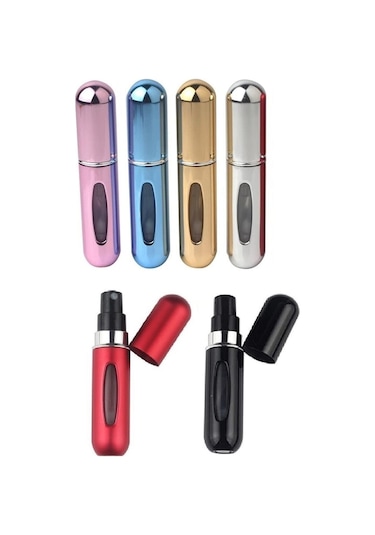 Taşınabilir Mini Parfüm Şişesi Doldurulabilir Atomizer Parfüm Şişeleri Boş Küçük Strglbl75