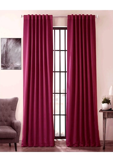 Evdepo Home Blackout Karartma Fon Perde Vişne