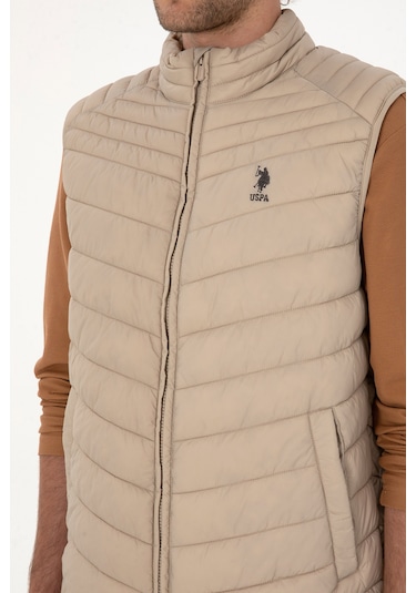 U.s. Polo Assn. Erkek Koyu Bej Yelek Dokuma 50312012-vr088 Koyu Bej