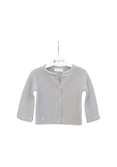 Melonika Basic Bebe Ceket Grey Melange Çok Renkli