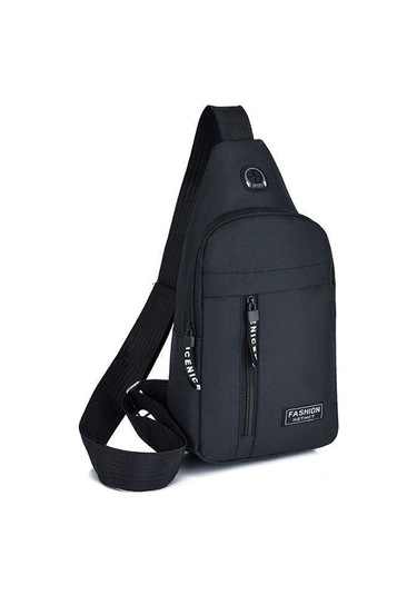 Erkek Göğüs Çantası, Omuz Çantası Siyah