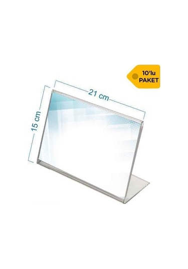T Tipi Yatay Masaüstü Föylük 21X15Cm A5 - 10'Lu Paket