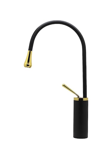 Damla Çanak Lavabo Bataryası Siyah 093001 Siyah