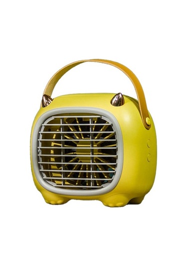 Masaüstü Küçük Fan Sessiz Ofis Masası Elektrikli Fan Öğrenci Hava Soğutmalı, C C94frf Sarı