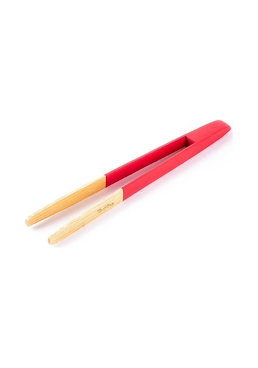 Tantitoni Bambu Kırmızı Mıknatıslı Maşa Kırmızı