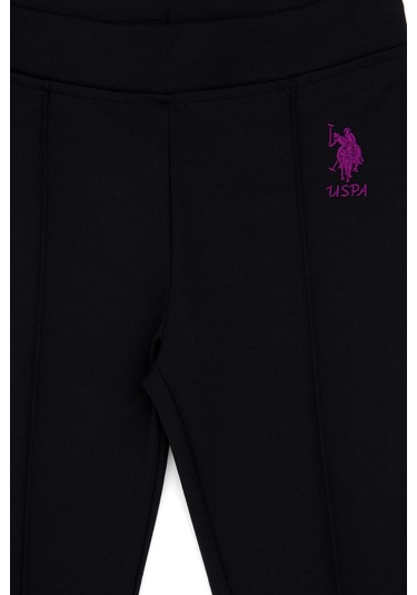 U.s. Polo Assn. Kız Çocuk Siyah Tayt 50316891-vr046 SiYAH