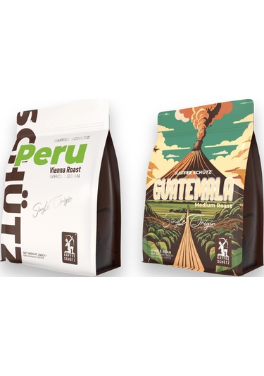 Peru - Guatemala Çekirdek Kahve X2 - 250g Çekirdek Kahve