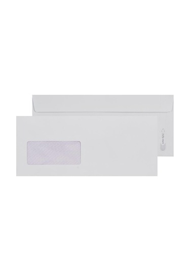 Ofix Diplomat Zarf Pencereli 105 X 240 Mm 50 Adet - Beyaz