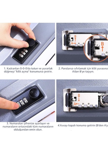 Mühlen Secret Safe 240 Büyük Boy Kitap Şekli Gizli & Şifreli Kasa