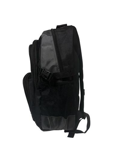 Su Geçirmez Kalın Ortopedik Çok Bölmeli Laptop Okul Gezi Seyahat Kamp Sırt Çantası Büyük 30x47cm Gri