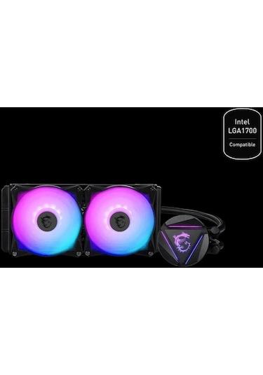 Msı Mag Corelıquıd 240r V2 240mm Argb Cpu Sıvı Soğutucu Lga 1150/1151/1155/1156/1200/1700/am4/am5 Uyumlu