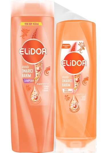 Elidor Superblend Anında Onarıcı Bakım Şampuanı 400 ML + Saç Kremi 200 ML