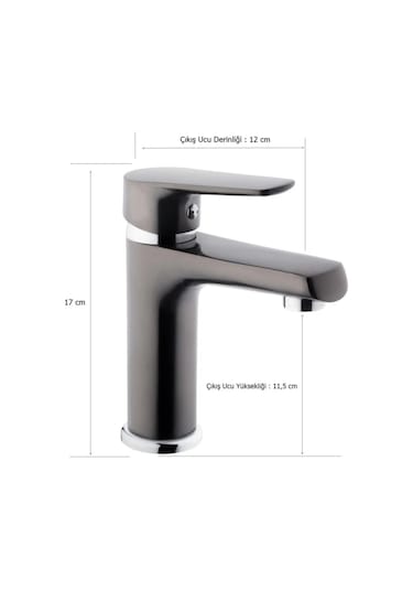 Tema Zenn Yüksek Lavabo Bataryası Mat Siyah 61080-2m Siyah