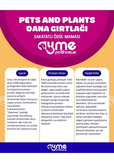 Pets And Plants Pap Dana Gırtlak Sakat Et 80 G