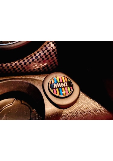 Mini Cooper R55 R56 R57 R60 İle Uyumlu Rainbow Start/stop Metal