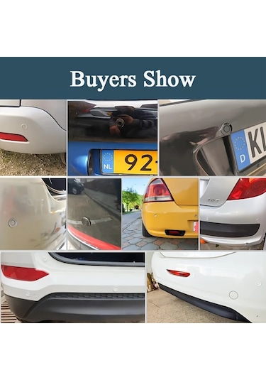 Chuangyinshop Golden Sp4 Araç Geri Vites Sensörleri 4 Park Sensörü Ekran Göstergeli Ses Uyarılı 8 Renk
