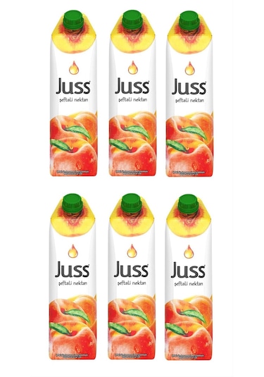 Juss Şeftali Nektarı 1 Lt X 6 Adet