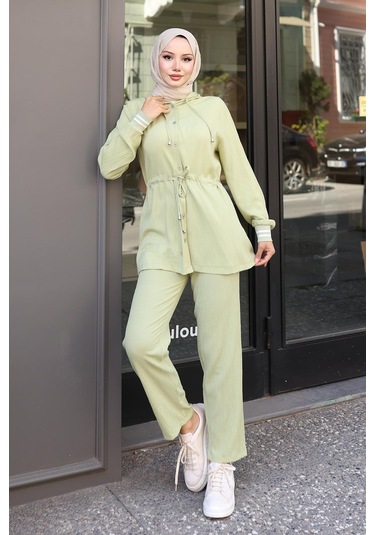 Ribana Detaylı Takım Mint Yeşili Mintyeşili Mint Yeşili