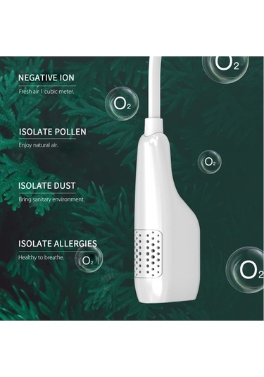 Fastbuy Boyun Askılı Negatif İyon Hava Temizleyici - Ev & Ofis Kullanımı İçin Kompakt Ve Sessiz Renkli