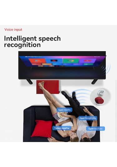 Springsun Siyah 2.4g Kablosuz Sesli Kumanda Klavye - Jiroskoplu, Infrared Öğrenme Desteği - Akıllı Tv, Android Tv Box İçin