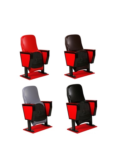 Yaozixa Kiremit Rengi Pu Deri Sinema Sandalye Kılıfı - Su Geçirmez, Lekeden Koruyucu, Esnek Ve Kolay Yıkanabilir Kırmızı