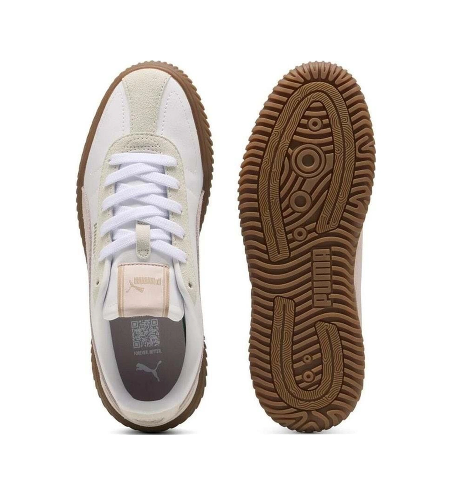 Puma 402604 06 Club Kayzer Og Beyaz-pembe Kadın Spor Ayakkabı Beyaz