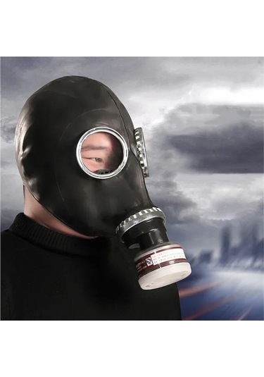 Trendooze Yeni 64 Tipi Siyah Gaz Tam Maske, Kolay Boyama