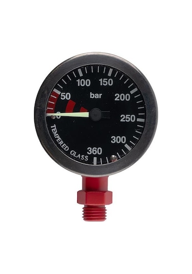 Kraken Gösterge Basınç Ölçer Kapsül Cerakote 52mm. Kırmızı