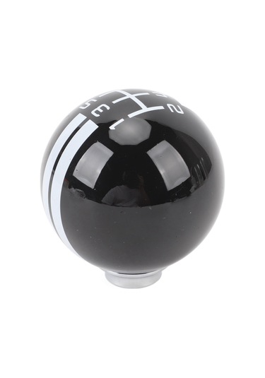 Reedark Ford Mustang 1967-2018 İçin 5 Vitesli Shelby Gt500 Stili Ergonomik Vites Kolu, Metal+reçine Malzeme, Kaydırma Kolu, 3 Adaptörlü 8mm,9mm,10mm Siyah Ve Beyaz