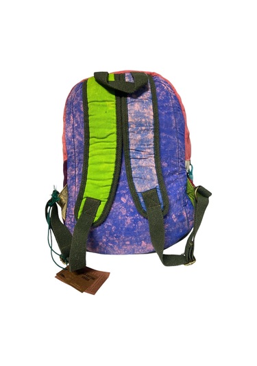 Kaliteli Vintage Disayn Sırt Gezi Çantası New Patchwork 5017 Mavi