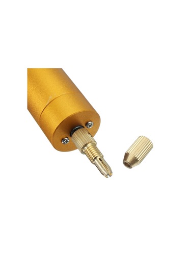 Yaozixia 5v Dc Mini Alüminyum Elektrik Motoru El Matkabı + 10 Adet Ahşap Pcb İçin Kendin Yap Büküm Uçları