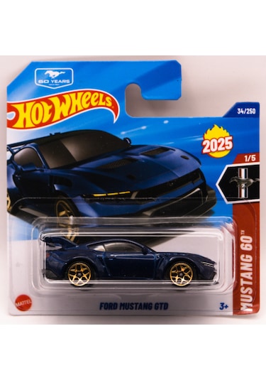 Hot Wheels Ford Mustang Gtd Mavi - Lacivert