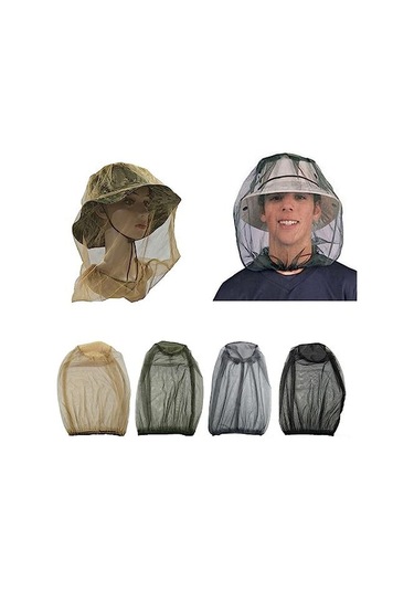 Yunboo Dış Mekan Balıkçılık Güneşten Koruma Şapka, Tozluğundan Ve Arıdan Koruma Ağı, Nane Desenli Nefesli Mesh Kapağı Çok Renkli