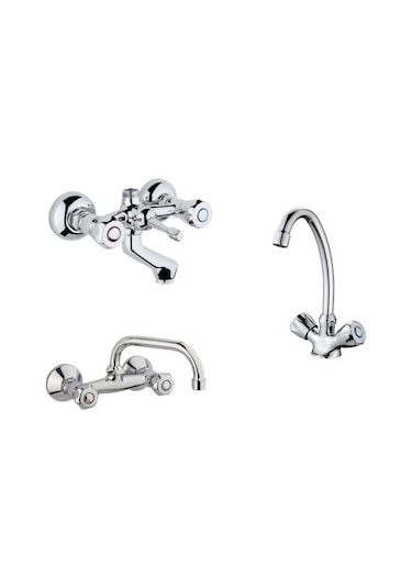 Erce Klasik Banyo Lavabo Ve Evye Bataryası