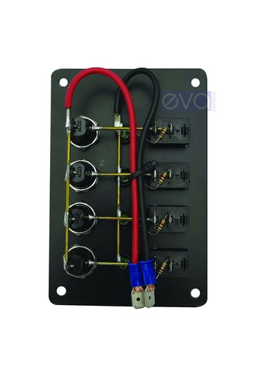 Sealux 4'Lü Dikey. Izoleli. Switch Panel. Sigortalı