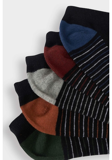 Defacto Erkek 5li Pamuklu Patik Çorap F5286axnskr1 Çok Renkli