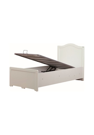 Meltem Kids Classy Krem Genç Odası Tek Kişilik Amortisörlü Karyola 120x200 Cm