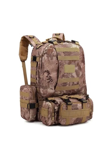 Dashanshop Çok Fonksiyonlu Outdoor Dağcılık Sırt Çantası Army Green Büyük Kapasiteli Günlük Seyahat Kampçılık Hediyeler İçin İdeal Altın