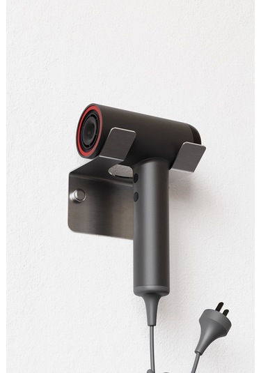 Zift Unique Paslanmaz Çelik Fön Makinesi Askısı-yapışkanlı Ve Vidalı Çift Montaj Seçeneği, Saç Kurutma Tutacağı Diğer