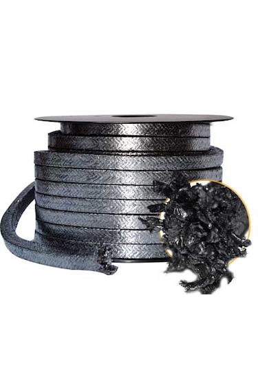 Cam Elyaf Grafitli Yumuşak Salmastra 25x25 1 Metre